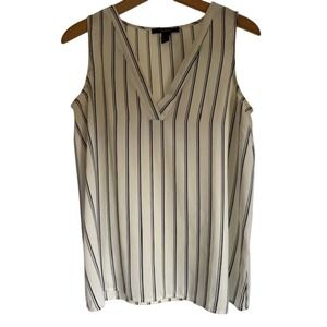 NWOT Forever 21 Striped V Neck Sleeveless Tank Top Women's -‎ Small